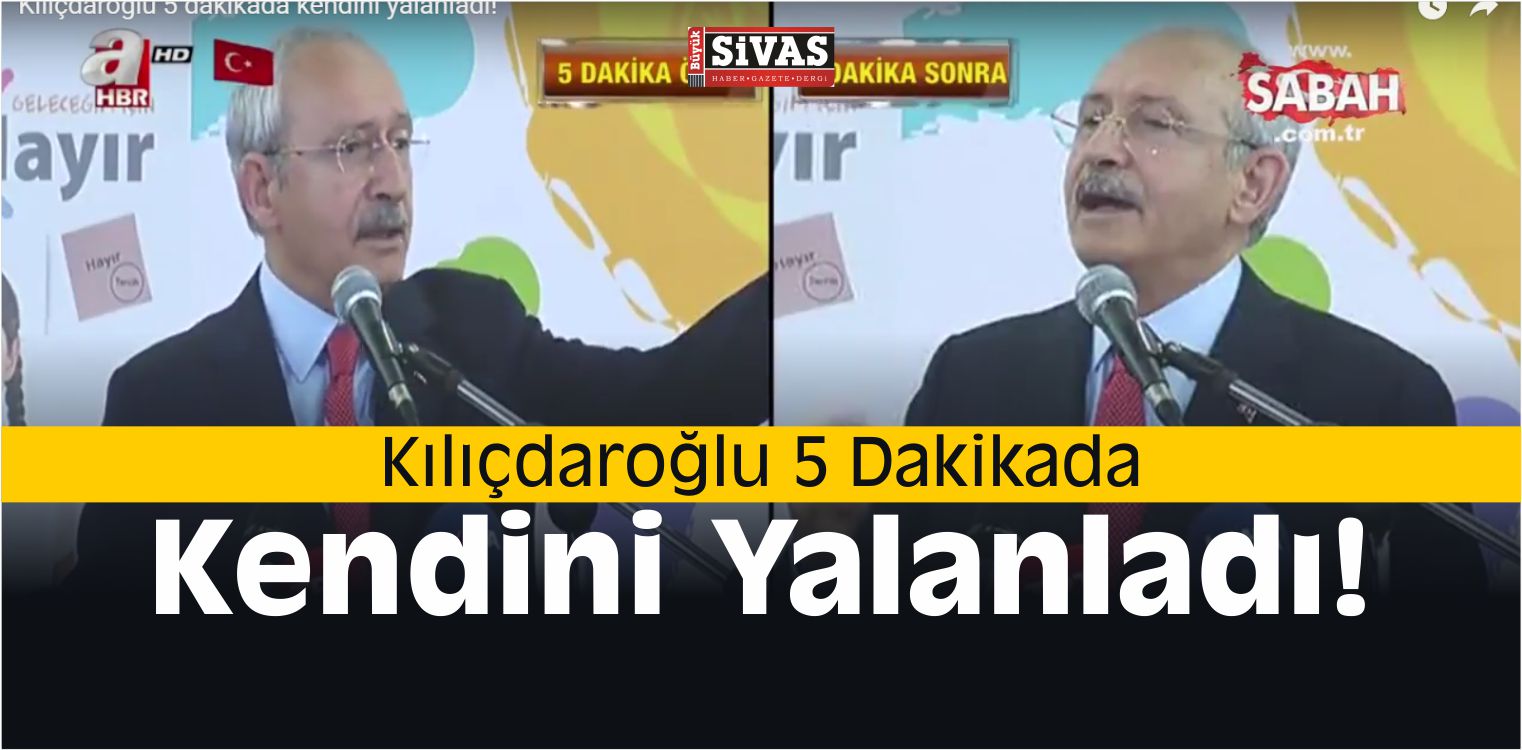 Kemal Kılıçdaroğlu 5 Dakikada Farklı Konuştu