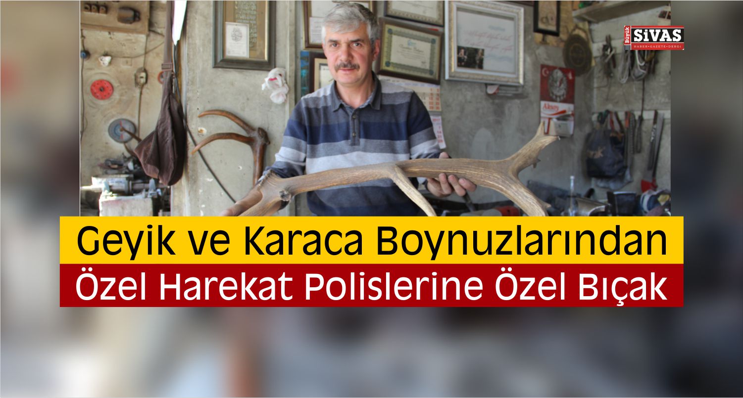 Geyik ve Karaca Boynuzlarından Bıçak Yapıyor