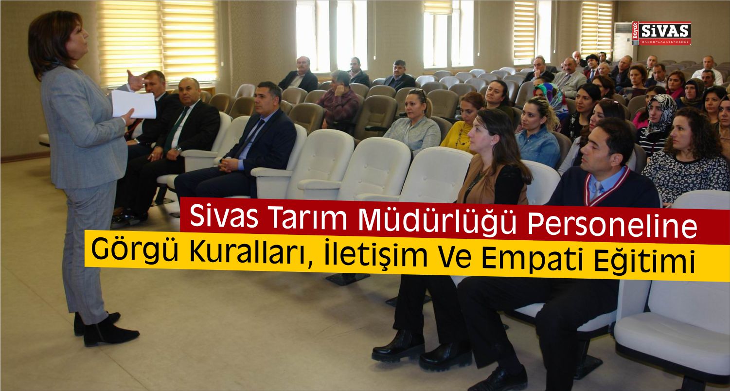 tarım müdürlüğünde iletişim eğitimi