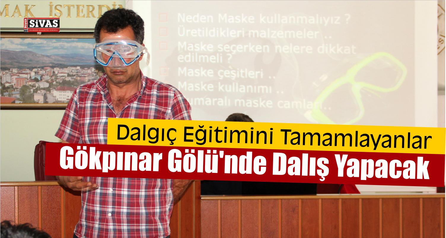 Suşehri’nde Dalgıç Eğitim Kursu Açıldı