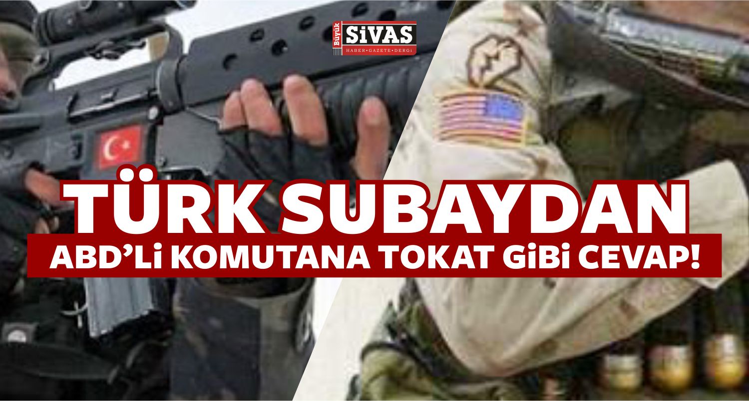 Türk subay dan ABD’li komutana tokat gibi cevap!