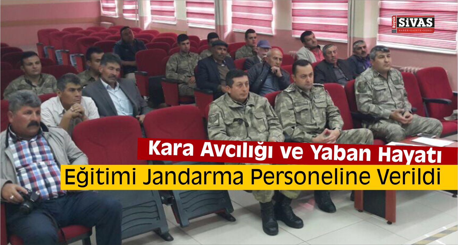 Jandarmaya Avcılık Eğitimi Verildi