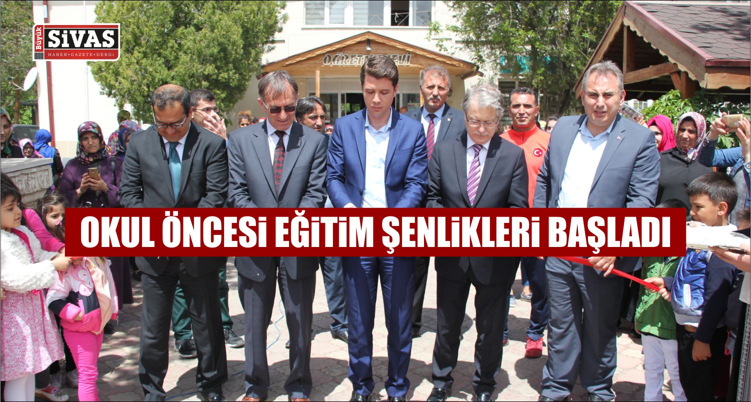 Zara İlçesinde Bir Hafta Sürecek Okul Öncesi Eğitim Şenlikleri Başladı