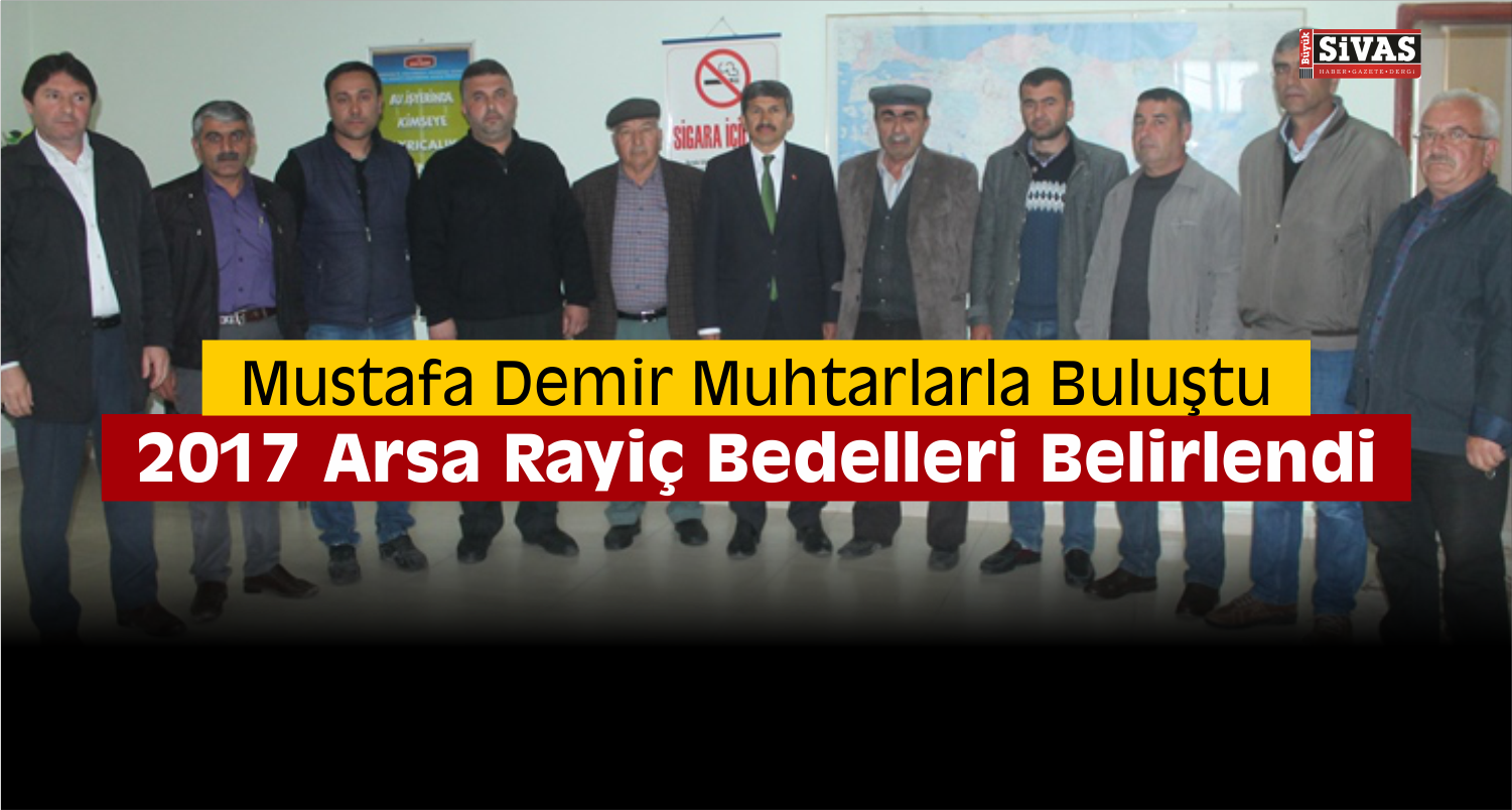 Gemerek Belediye Başkanı Demir Muhtarlarla Buluştu