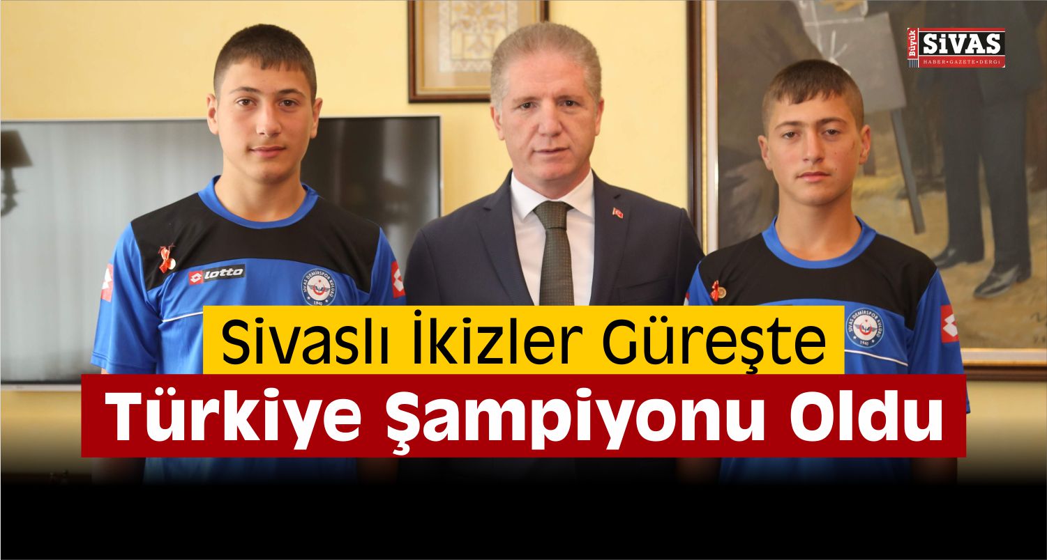 Şampiyon Güreşçilerden Vali Gül’e Ziyaret
