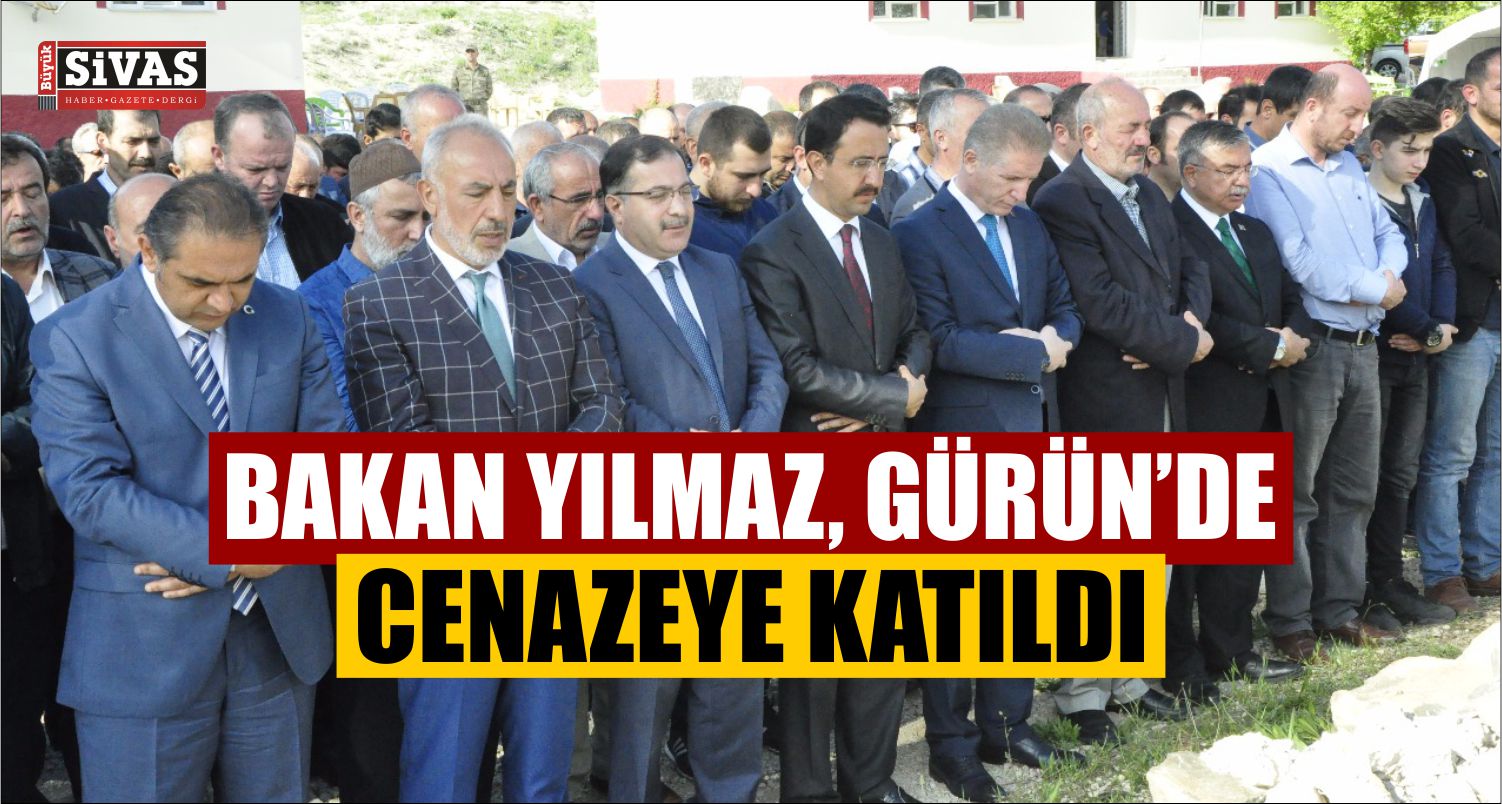 Milli Eğitim Bakanı İsmet Yılmaz, Gürün’de Cenazeye Katıldı