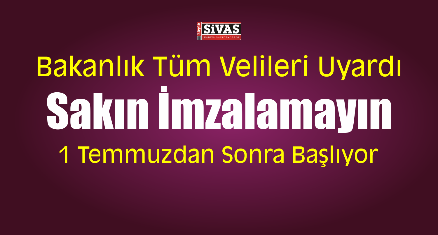 meb velileri uyardı