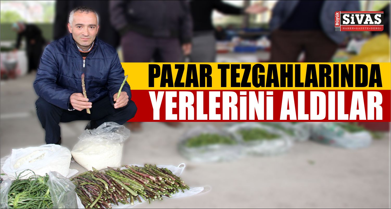 “Madımak”, “Yemlik”, “Evelik”, “Kuşkonmaz” ve “Çiriş” Pazar Tezgahlarında