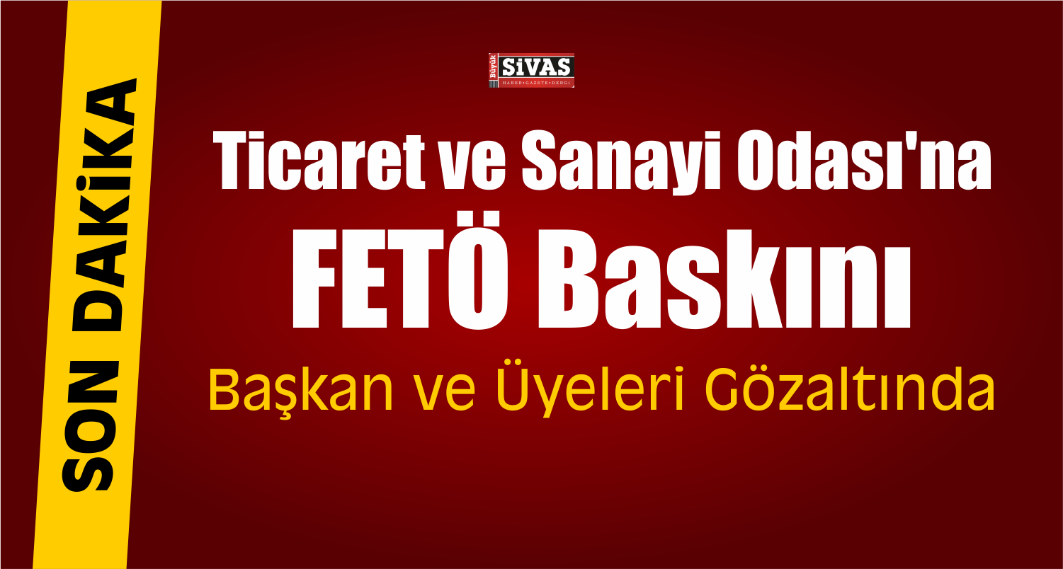 Ticaret ve Sanayi Odası Başkanı ve Üyelerine FETÖ Operasyonu