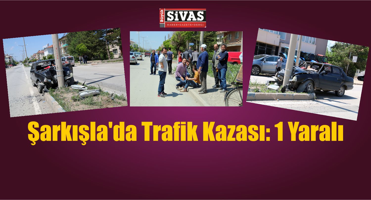 Şarkışla’da Trafik Kazası Meydana Geldi