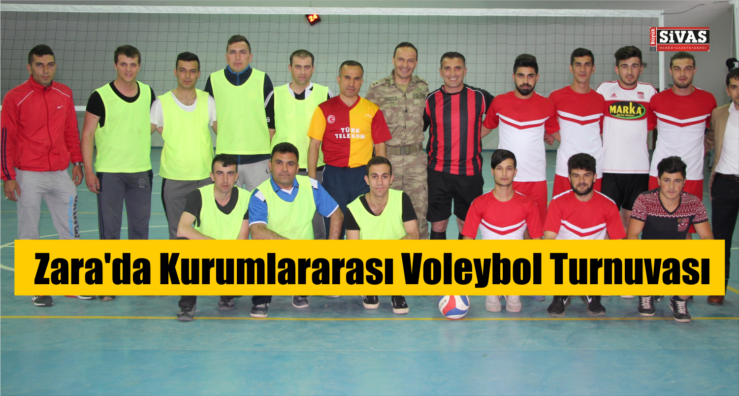 Zara’da Kurumlararası Voleybol Turnuvası