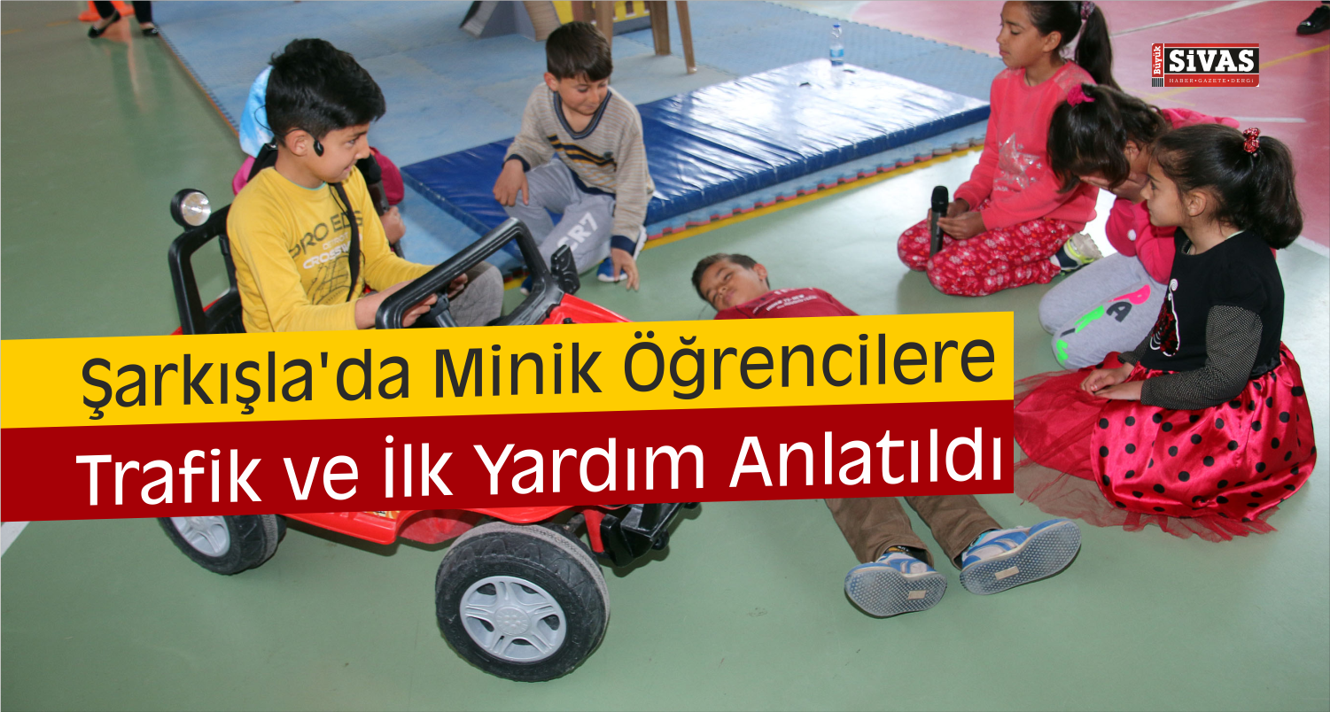 öğrencilere trafik kuralları anlatıldı
