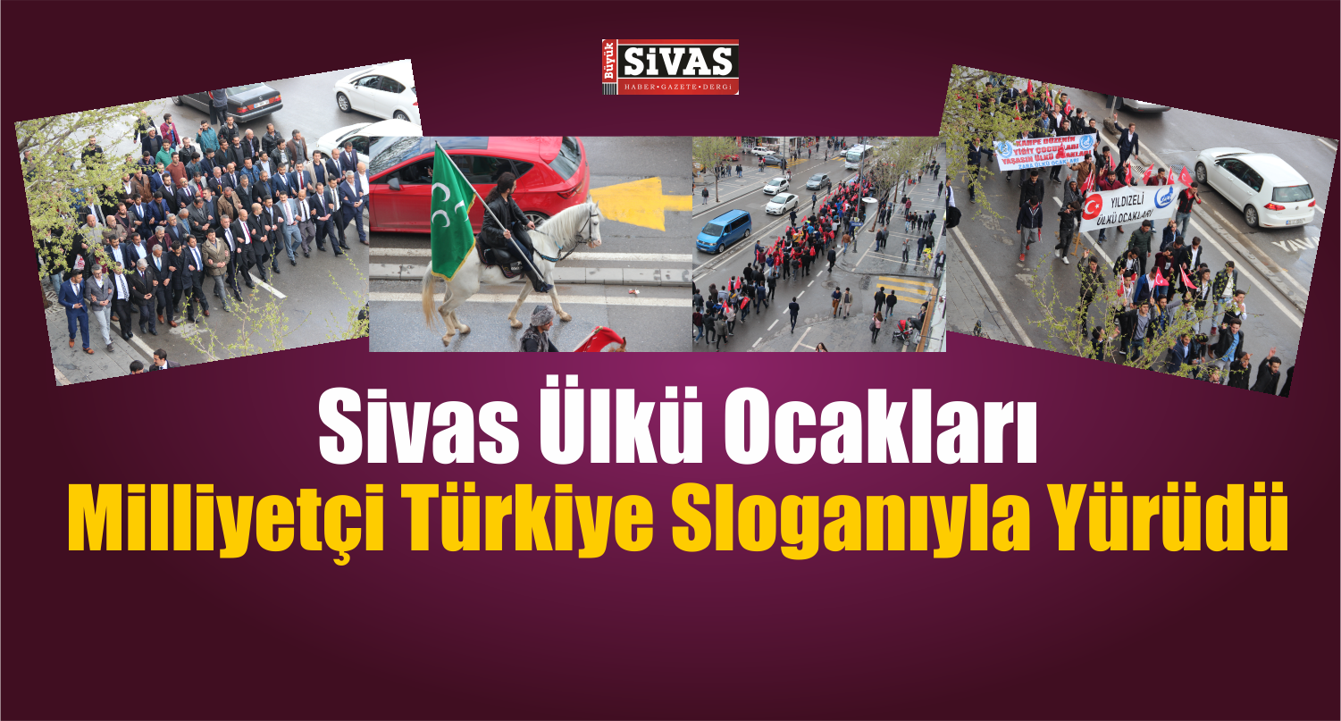 Ülkü Ocaklarından Bin Kişilik Yürüyüş