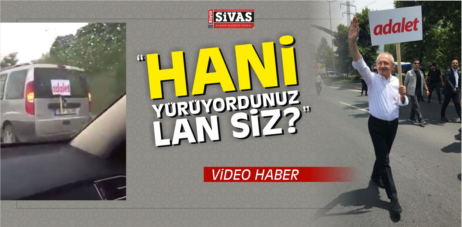 Adalet Yürüyüşündekiler Arabada Yakalandı! “Hani Yürüyordunuz Lan Siz”