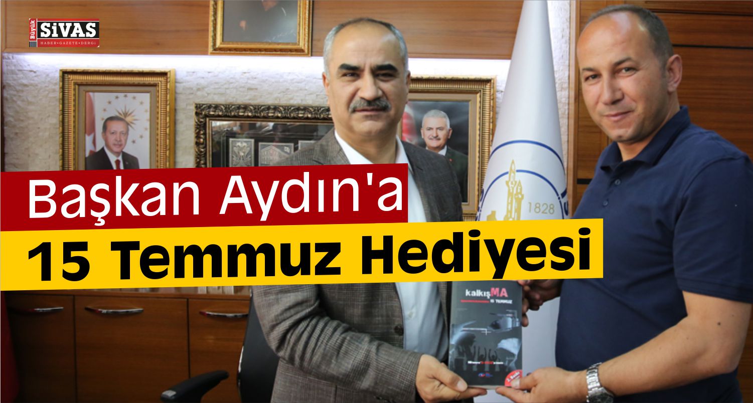 Başkan Aydın’a “KalkışMA” kitabı Hediye Edildi