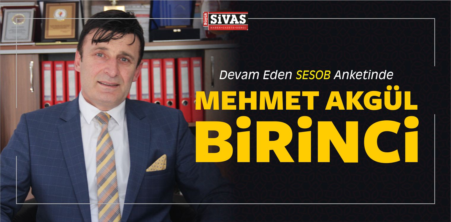 Mehmet Akgül İlk Sırada! SESOB Anketine Oy Ver