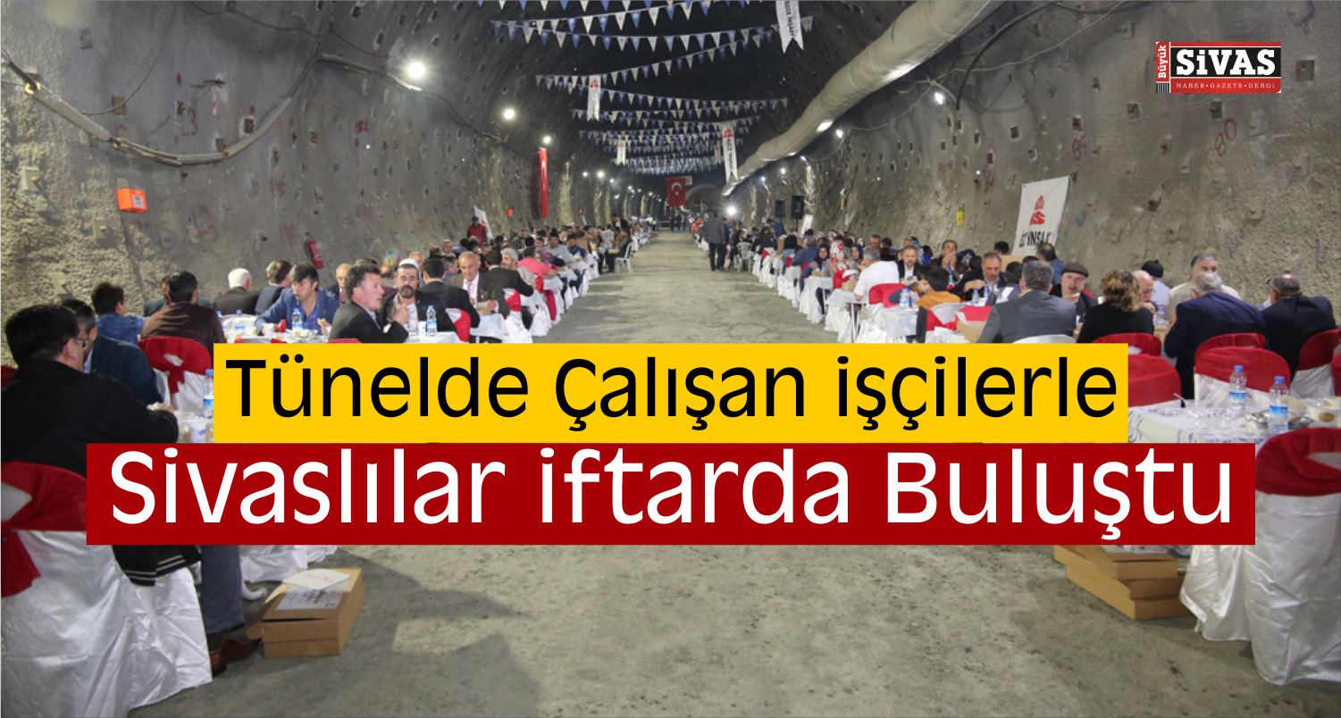 Mevlana-Yüceyurt Tünelinde İftar