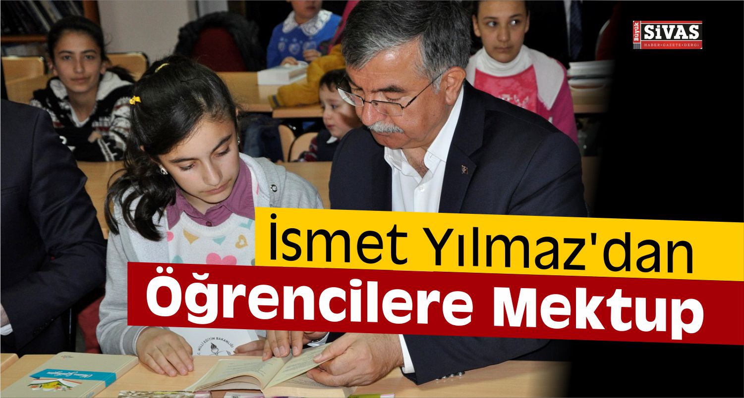 Milli Eğitim Bakanı Yılmaz’dan Gürünlü Öğrencilere Mektup