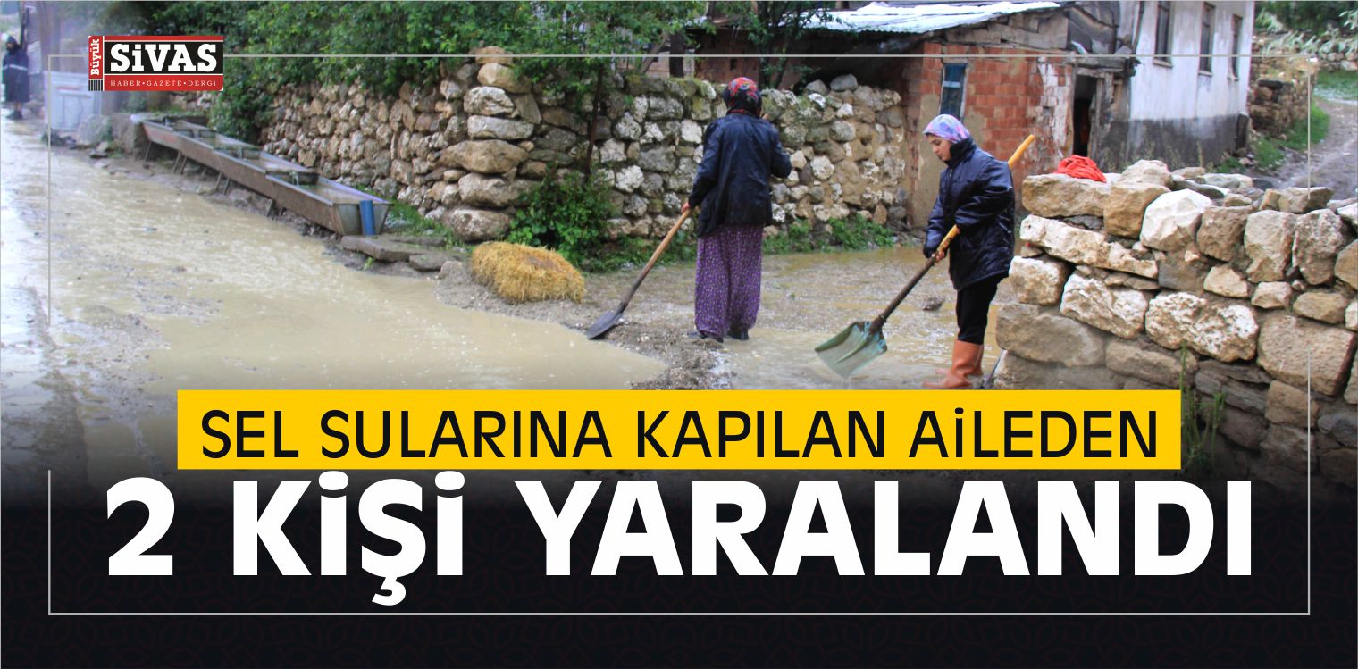 Hafik ilçesinde Şiddetli Yağış