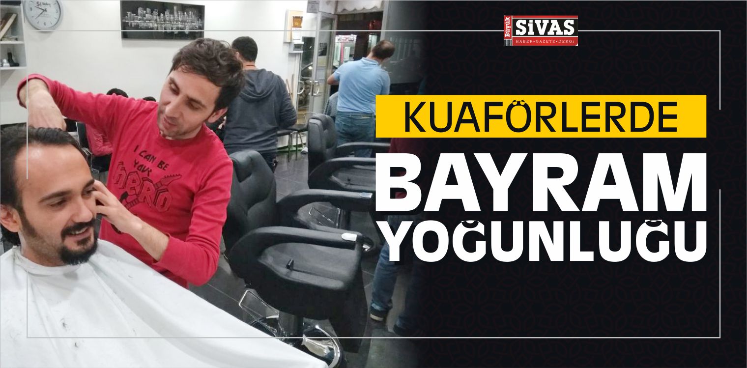 Kuaförlerde Bayram Yoğunluğu