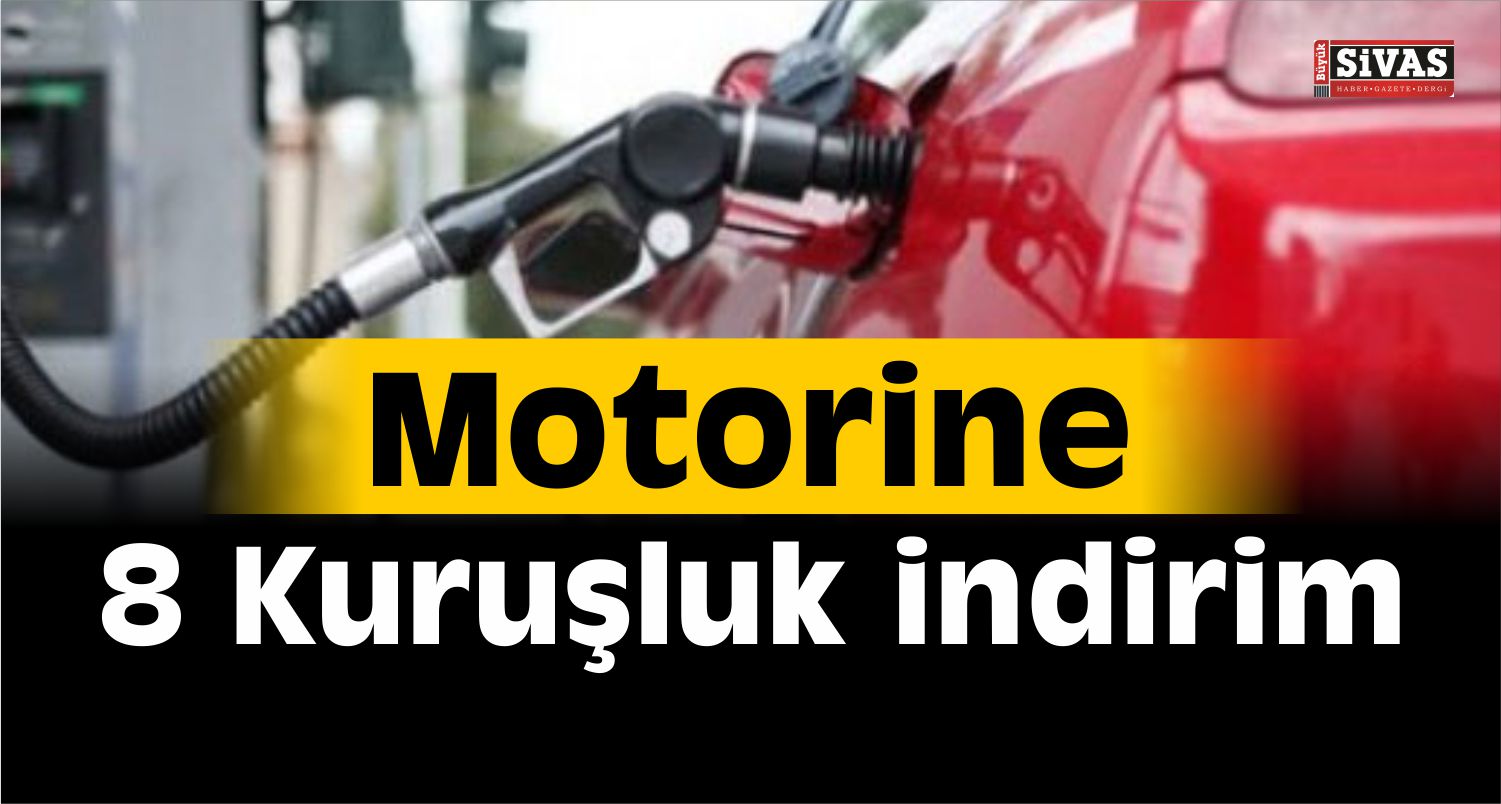Motorin e İndirim Geldi