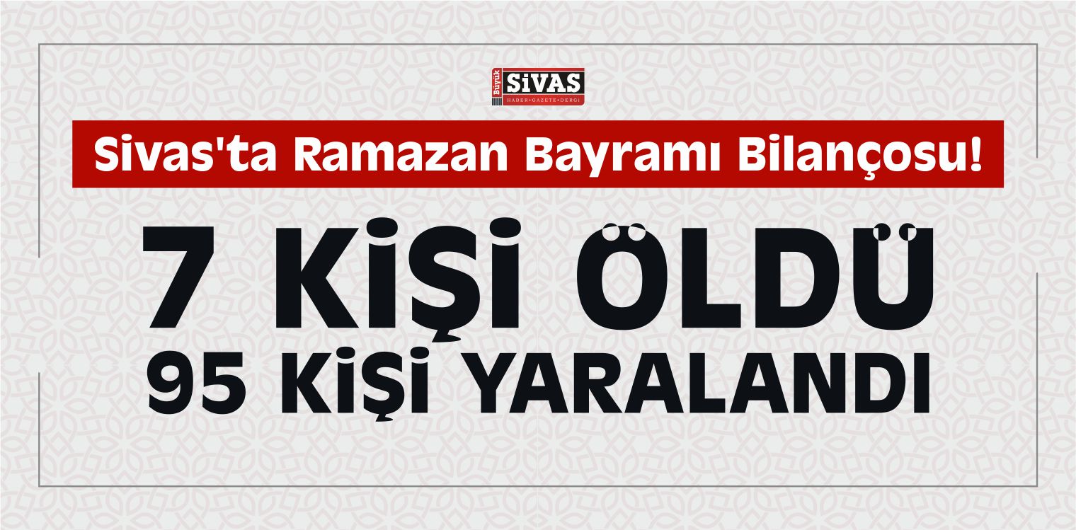 Sivas’ta Ramazan Bayramı Tatili Bilançosu
