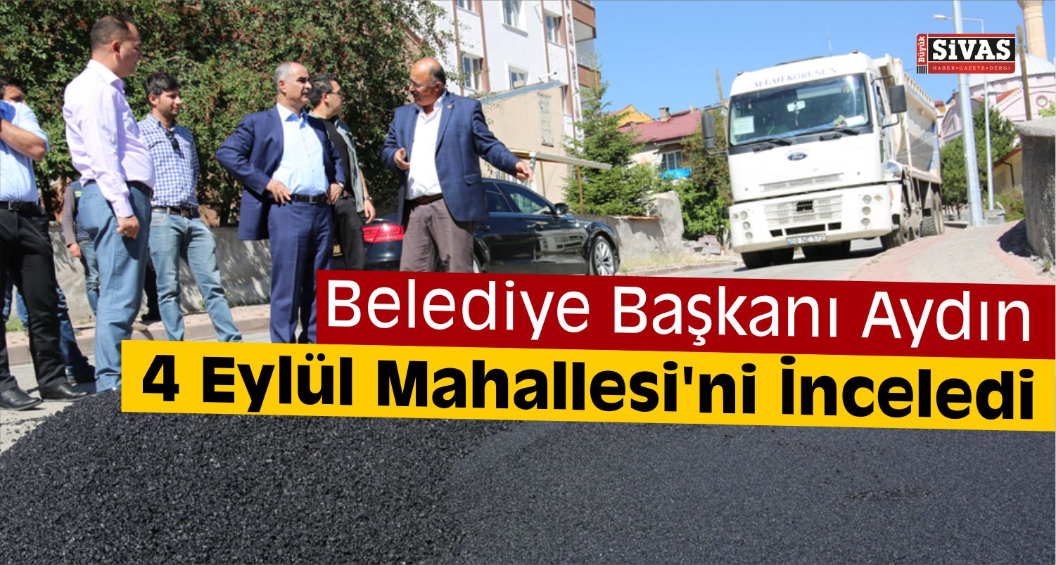 Başkan Aydın Çalışmaları İnceledi