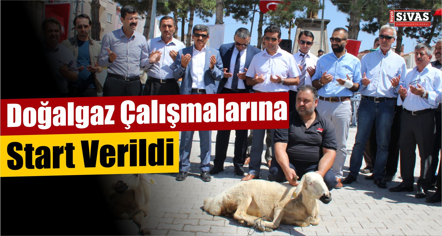 Gemerek’te Doğalgaz Çalışmaları Başladı