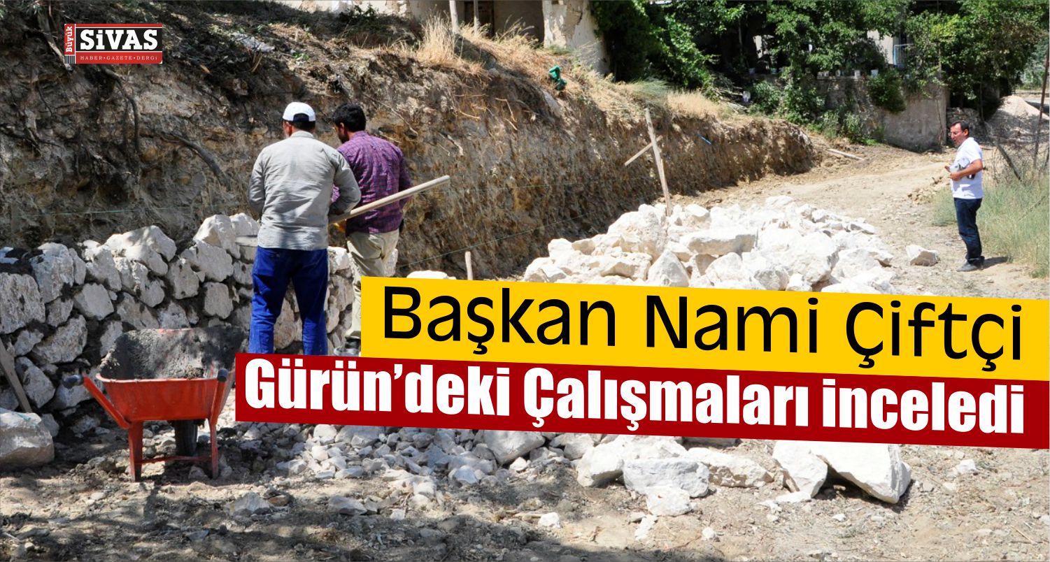 Gürün’de Altyapı Çalışmaları