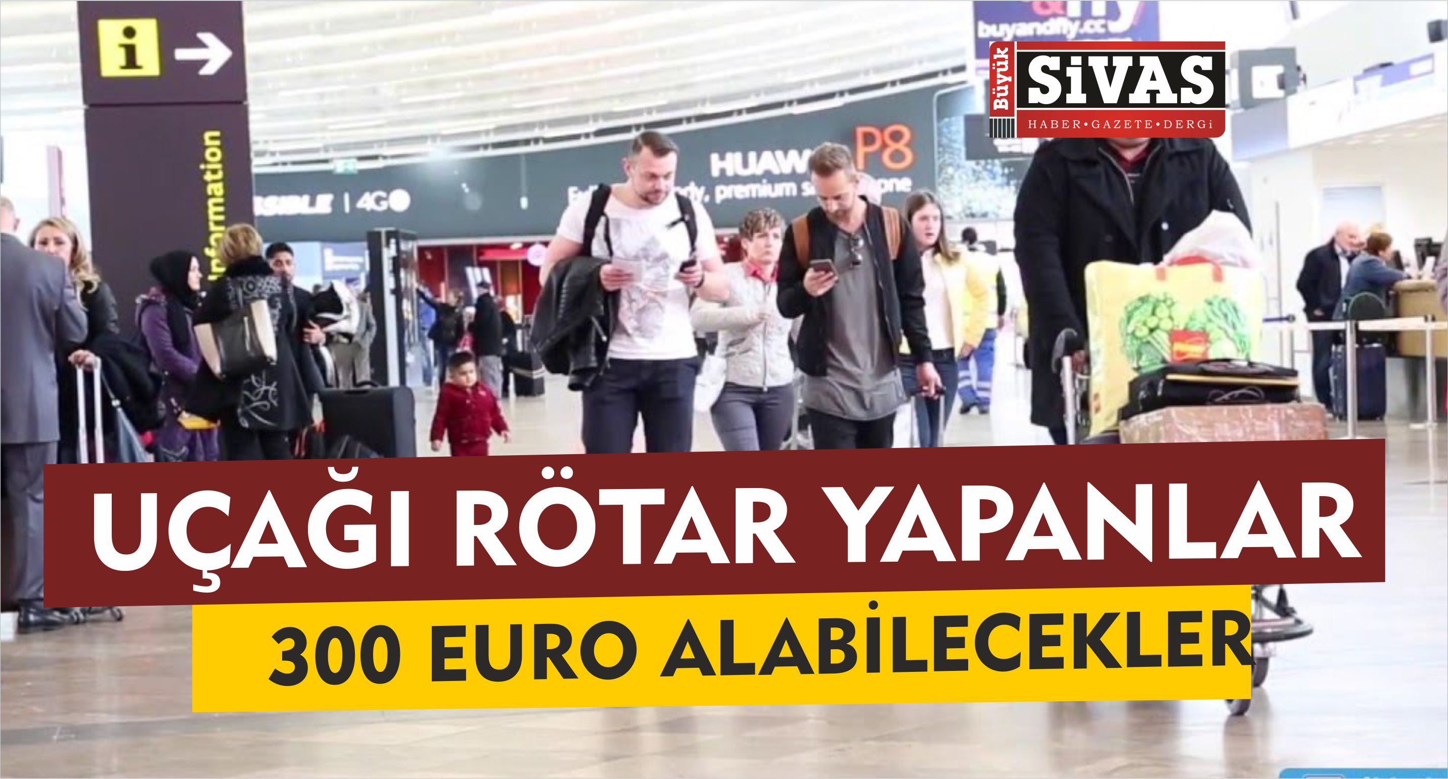 Uçağı Rötar Yapan 300 Euro Alabilecek