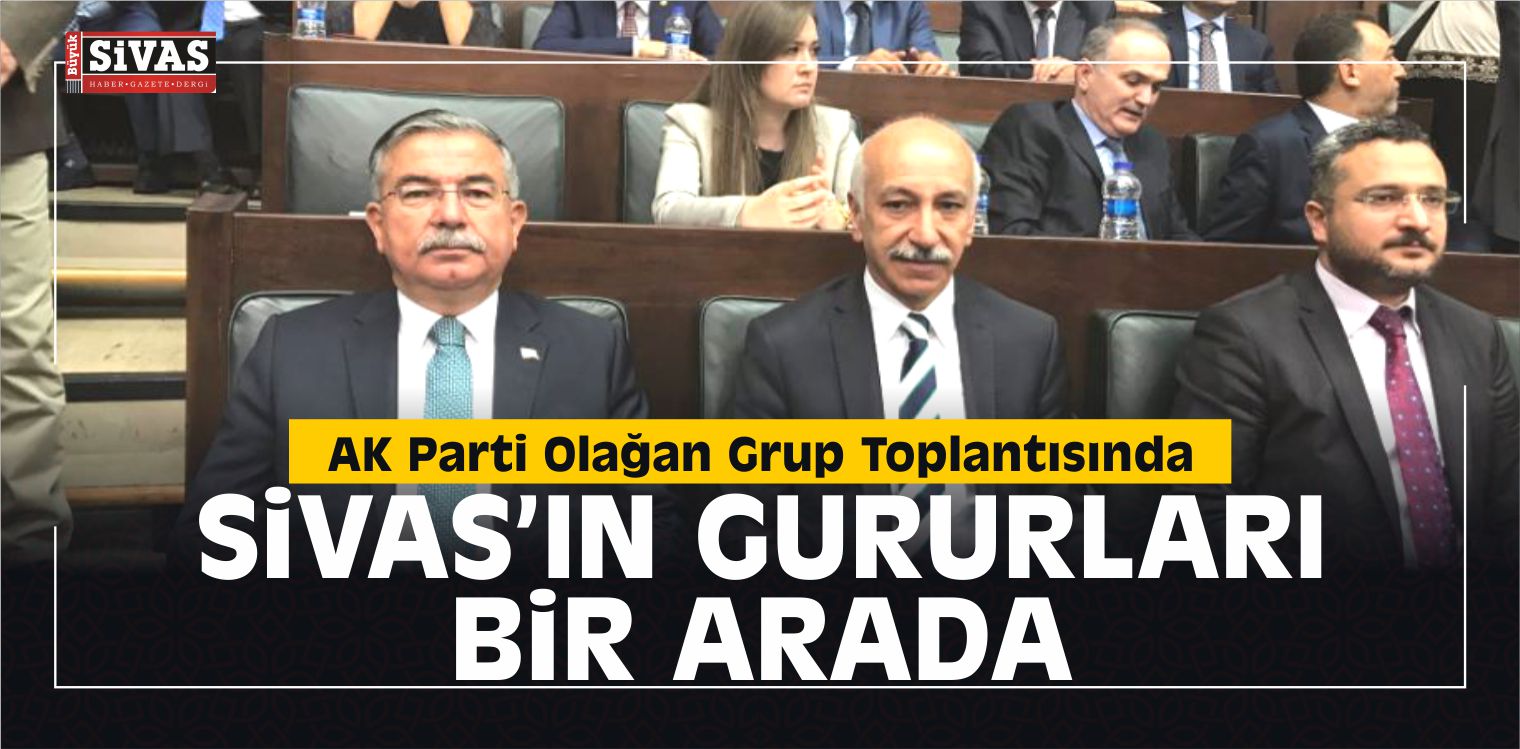 AK Parti Olağan Grup Toplantısında Yılmaz ve Dursun Yan Yana