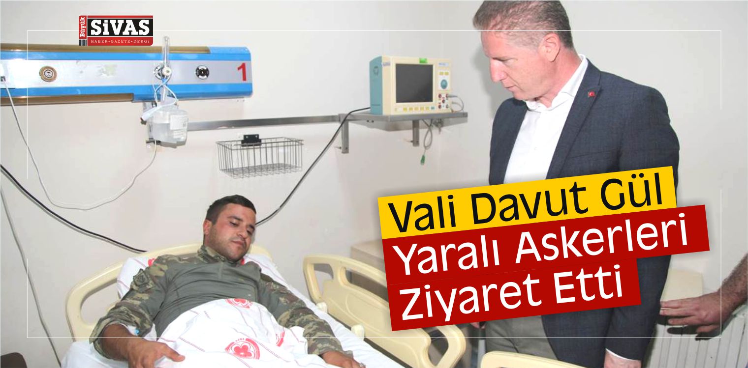 Yaralı Askerleri Ziyaret Etti