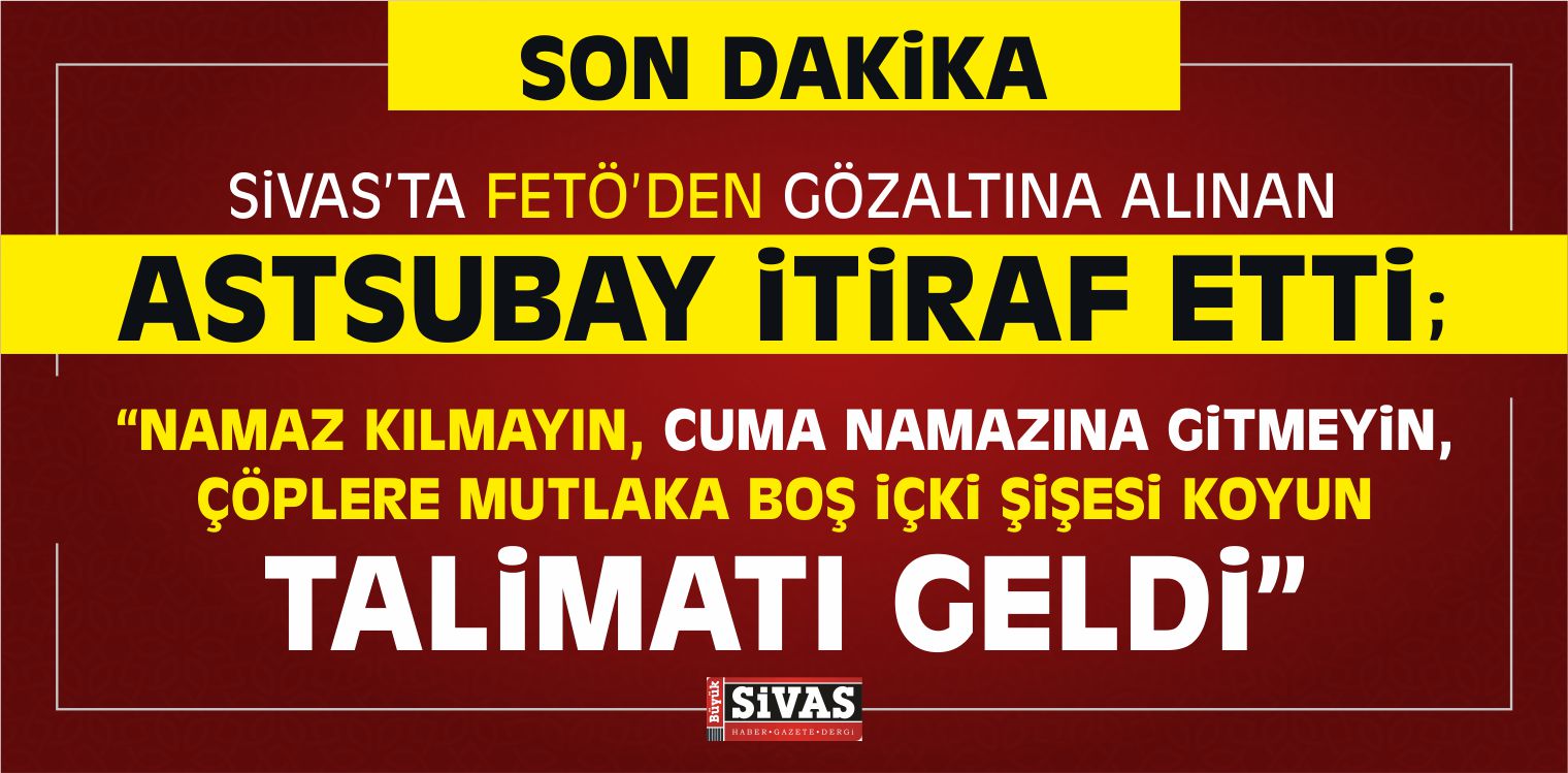 FETÖ’den “Çöpe Mutlaka Boş içki Şişesi Koyun” Talimatı!