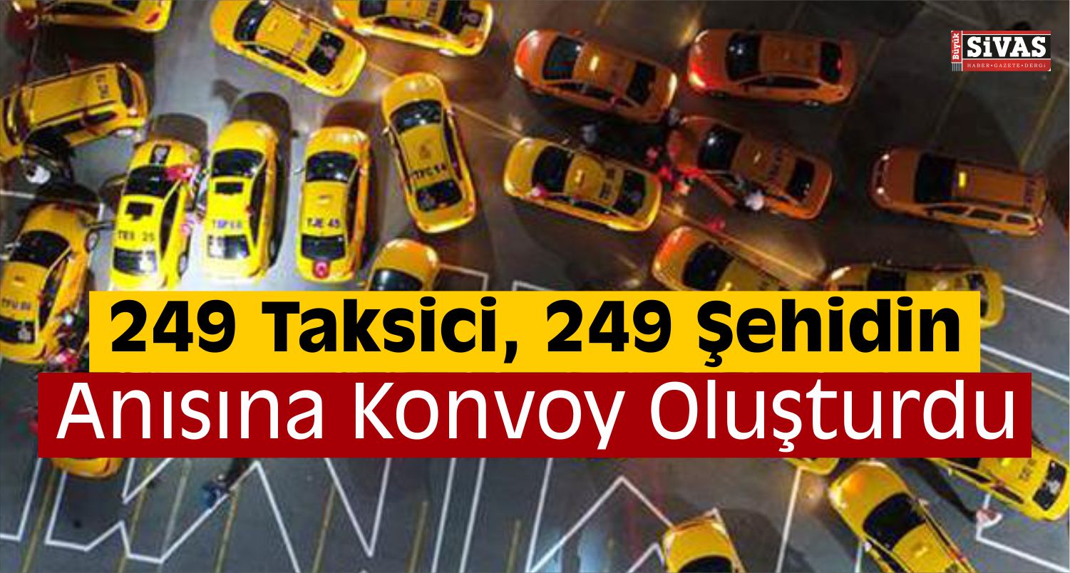 taksiciler 15 temmuz için konvoy