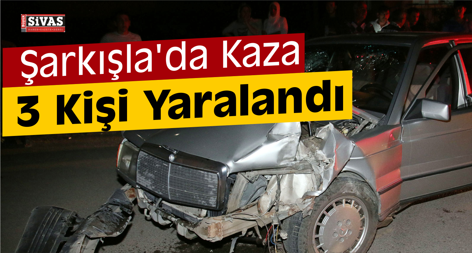 Şarkışla'da Kaza