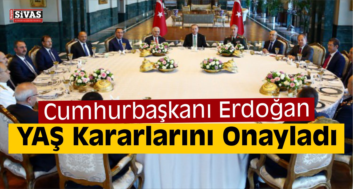 Erdoğan Yüksek Askeri Şura Kararlarını Onayladı