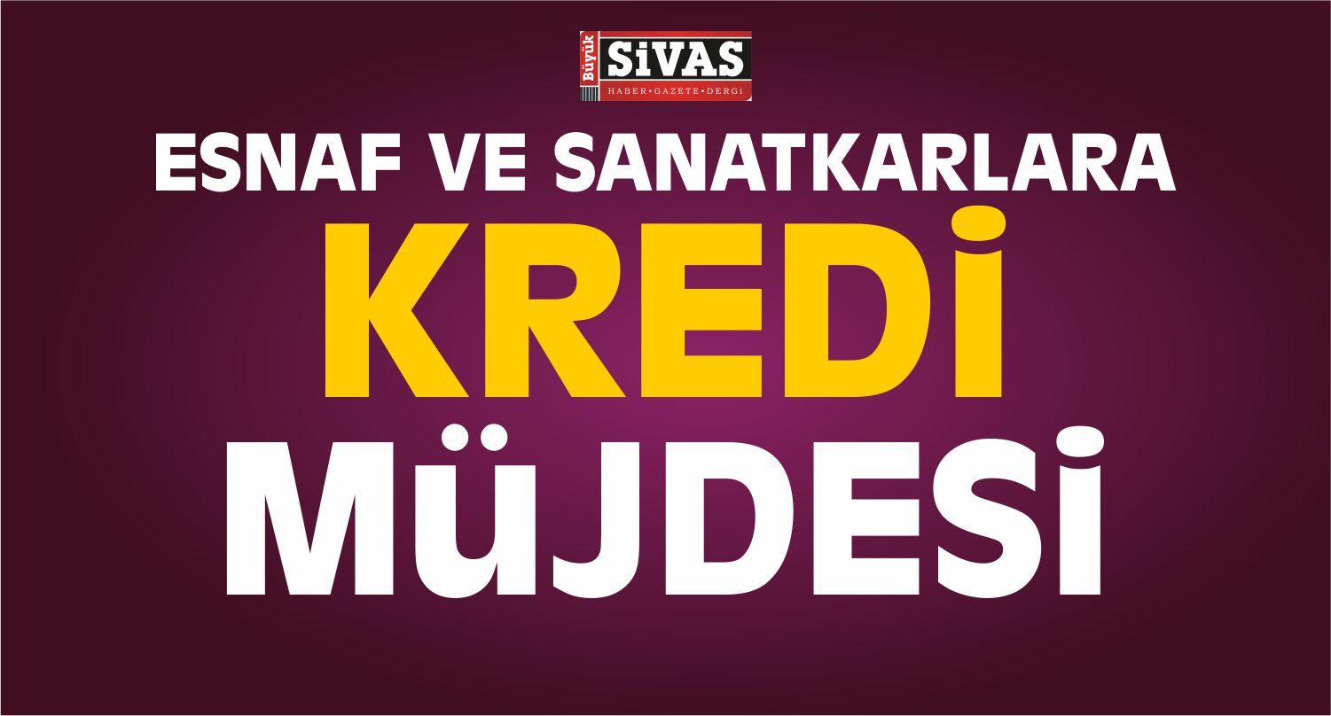 Esnaf ve Sanatkarlara Kredi Müjdesi
