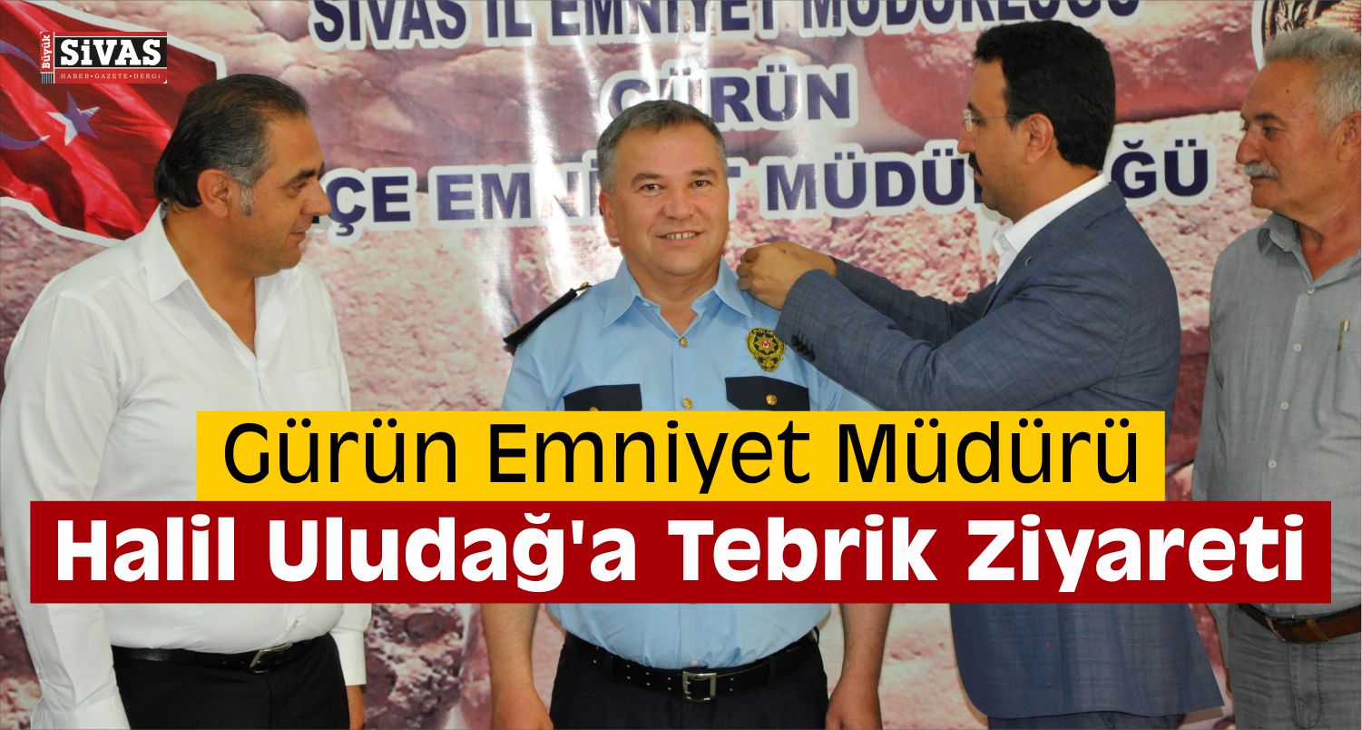 Gürün Emniyet Müdürüne Tebrik Ziyareti