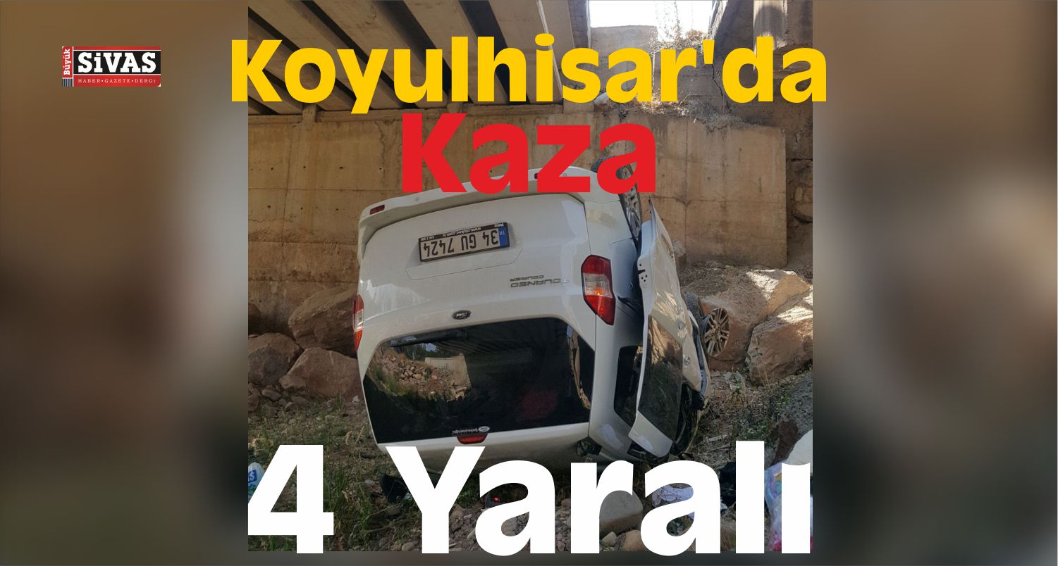 Koyulhisar'da trafik kazası
