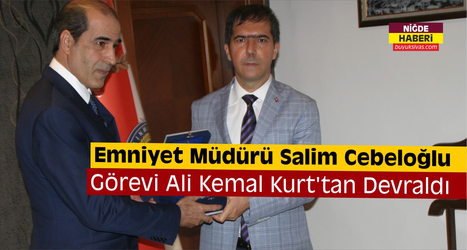 Niğde Emniyetinde Görev Değişimi