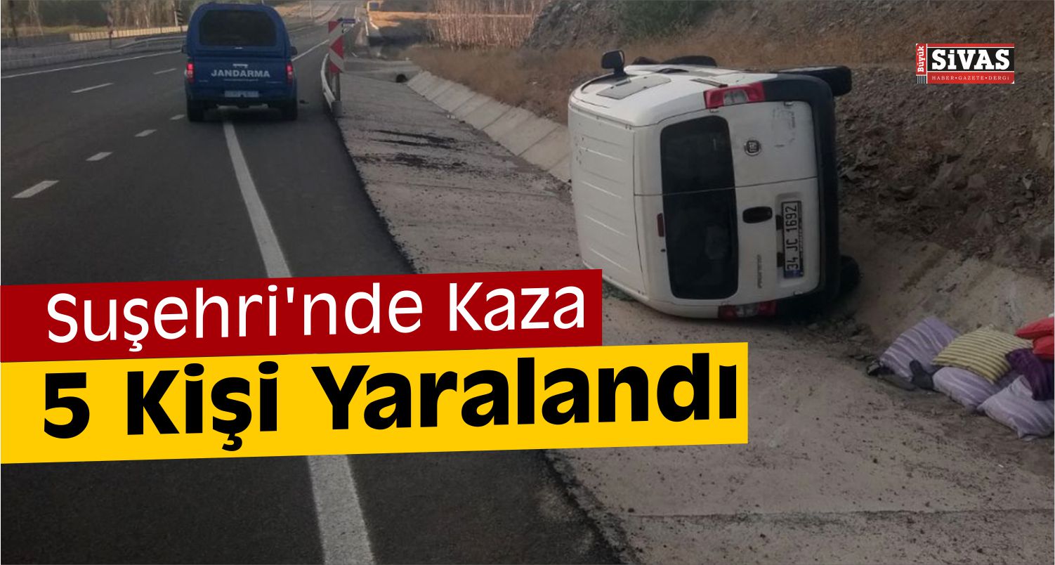 Sivas'ta Trafik Kazası