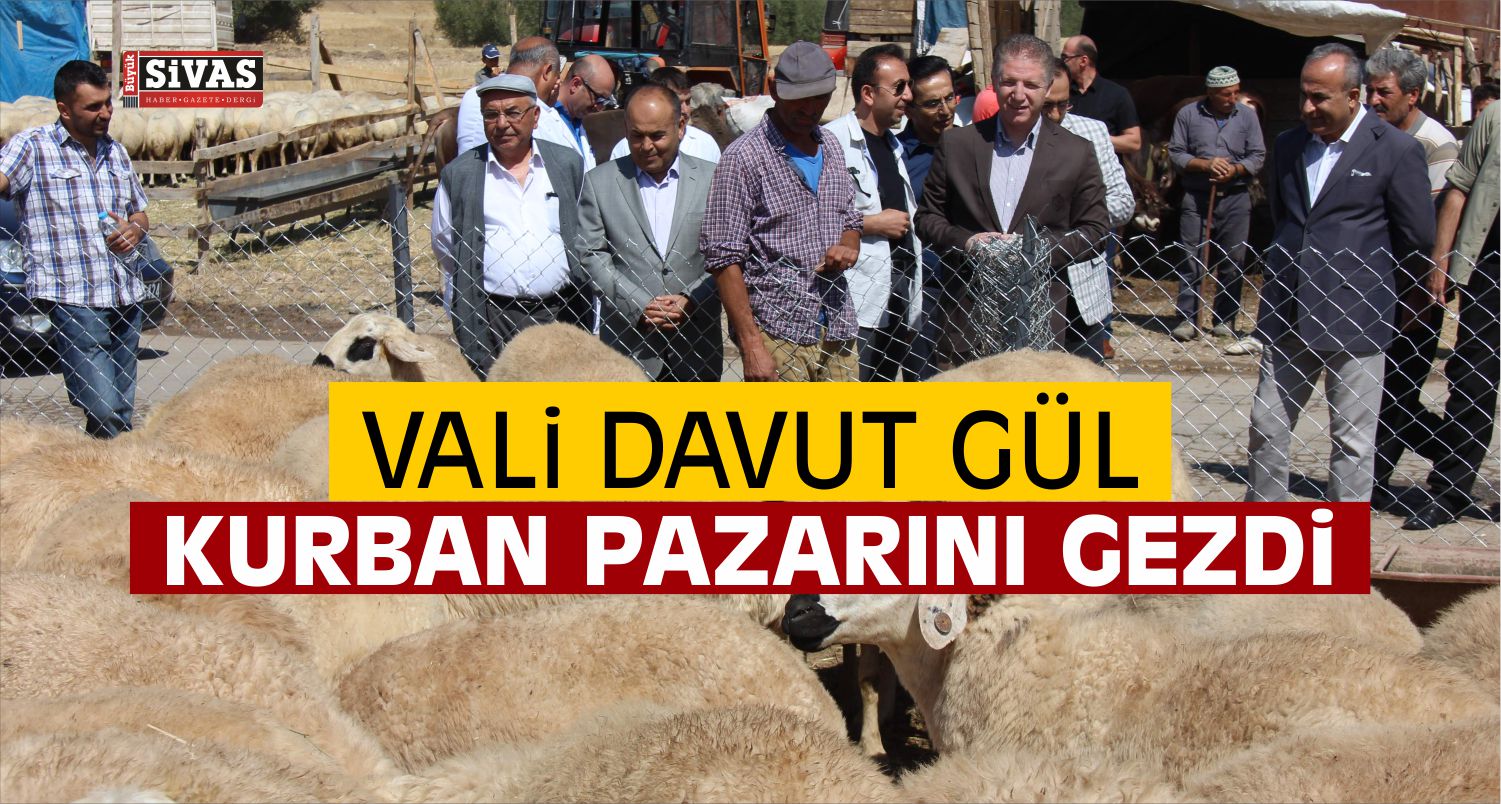 Vali Gül, Kurban Pazarını Ziyaret Etti