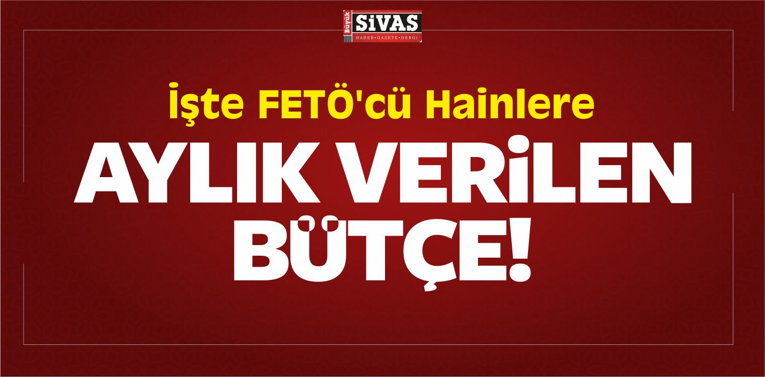 İşte FETÖ’cü Hainlere Aylık Verilen Bütçe!