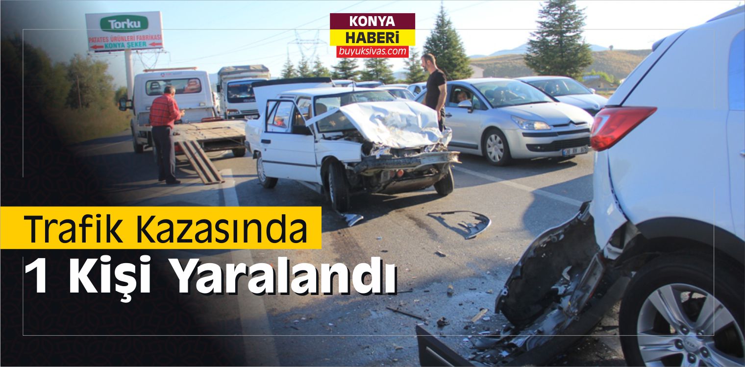 Seydişehir’de Trafik Kazası: 1 Yaralı