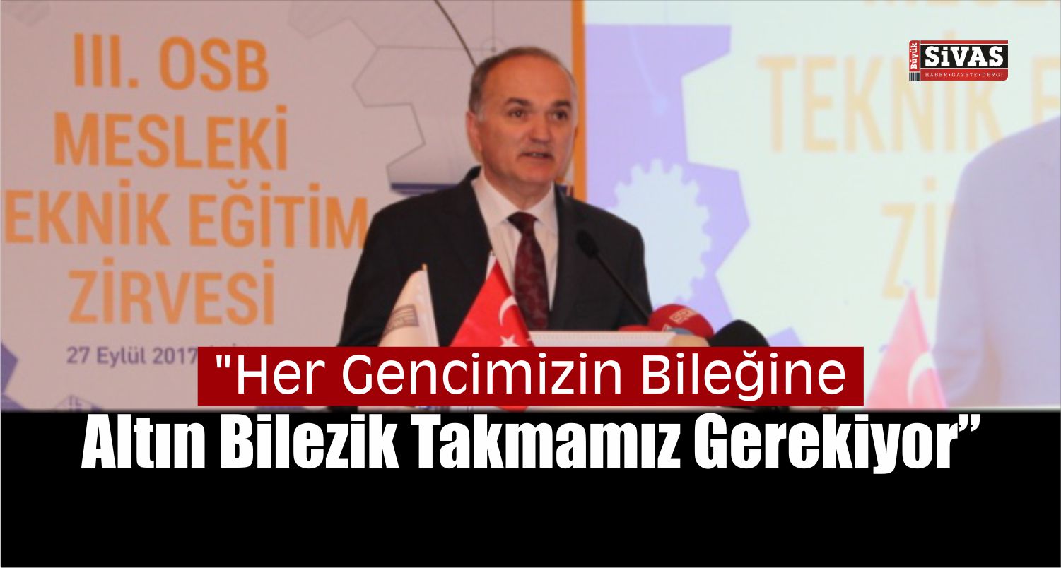 3. Organize Sanayi Mesleki Eğitim Zirvesi