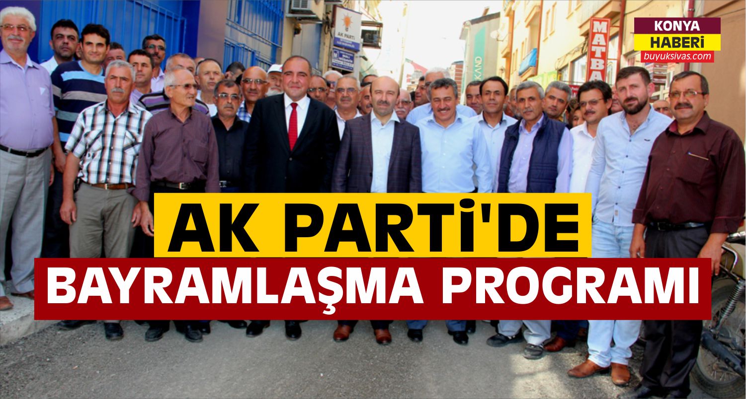 AK Parti Seydişehir İlçe Teşkilatında Bayramlaşma Töreni