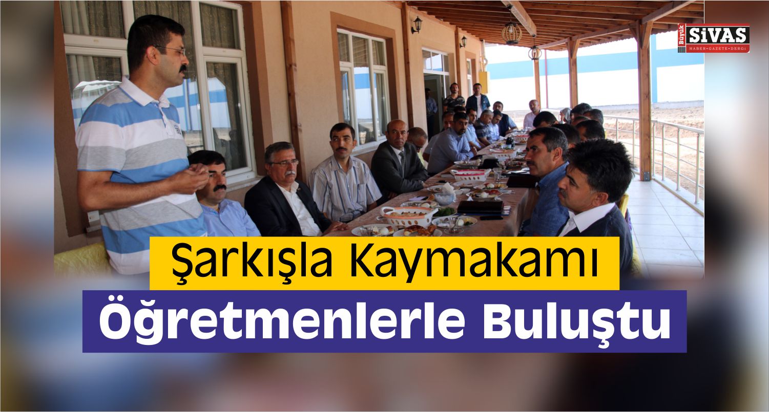 Kaymakam Pektaş Öğretmenlerle Bir Araya Geldi