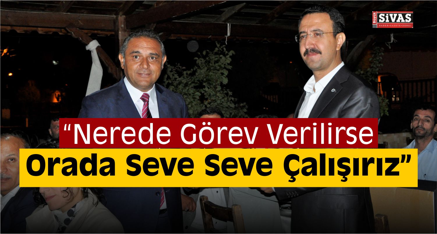 Kaymakam Özdemir'e Veda Yemeği