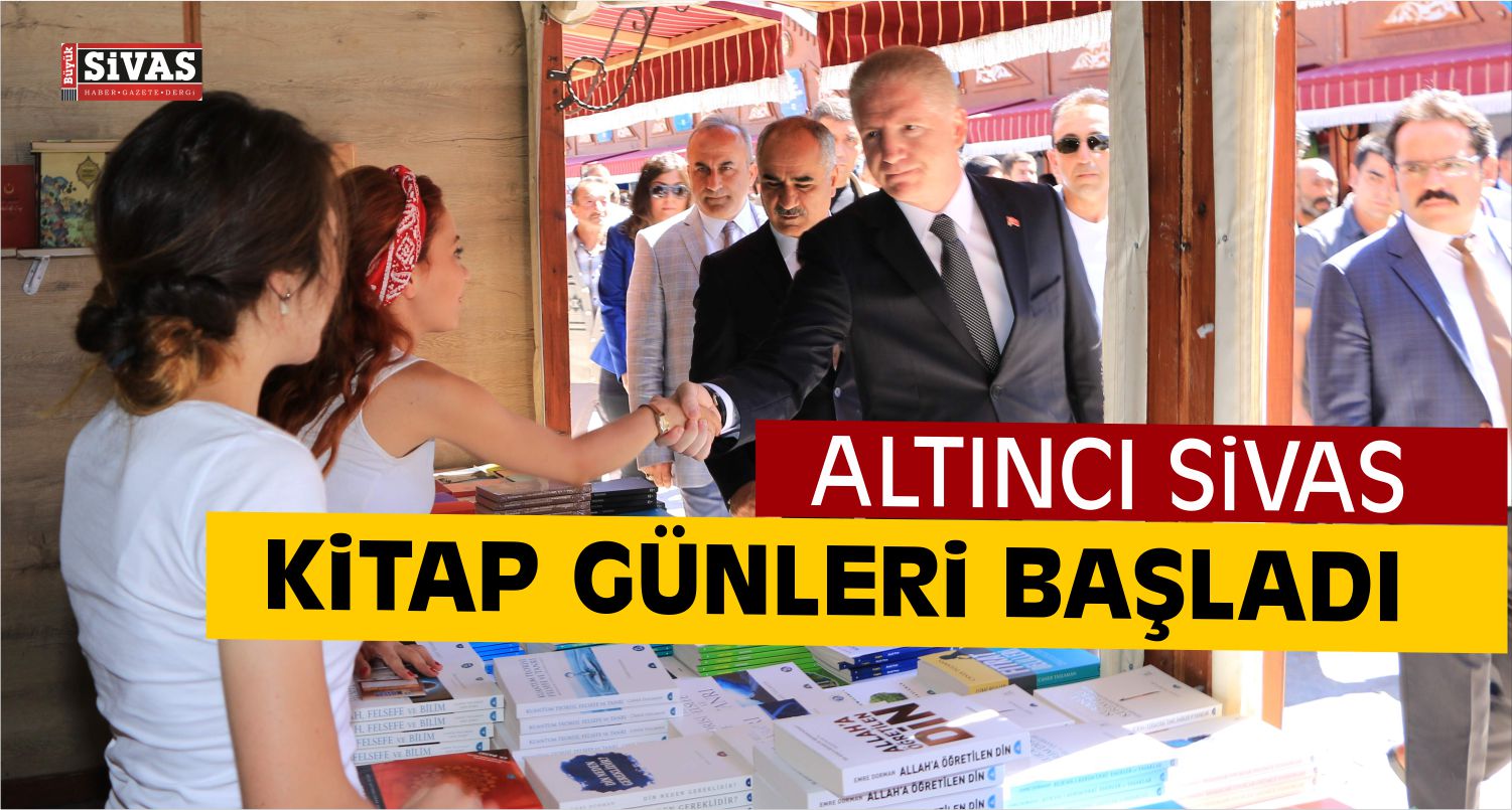 6’ncı Sivas Kitap Günleri Düzenlenen Törenle Başladı