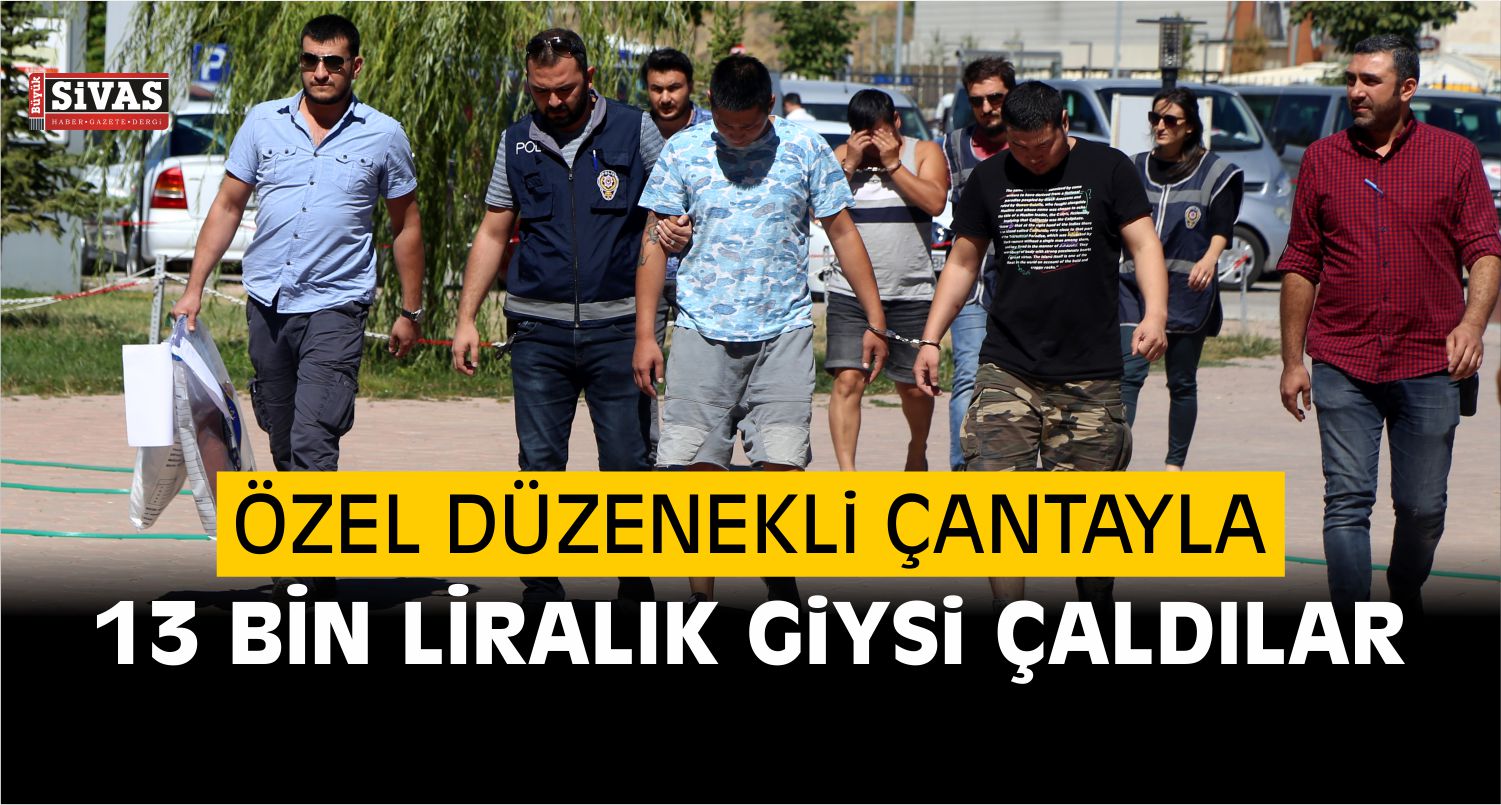 Sivas’ta Özel Düzenekli Çantayla Hırsızlık